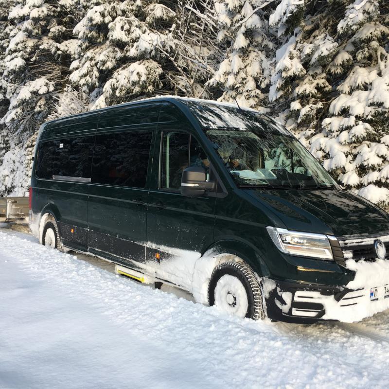 Conversion of minibuses for Scandinavian climate